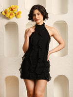 Load image into Gallery viewer, Ruffled Halter Neck